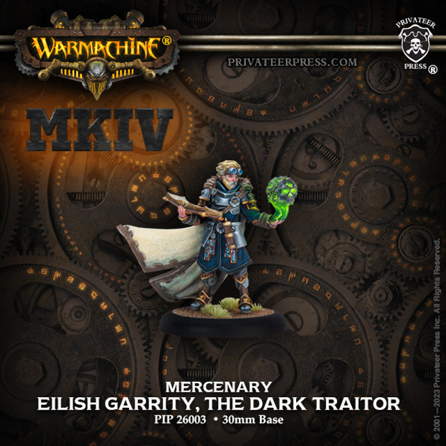 画像1: Warmachine: Merc Eilish Garrity, Dark Traitor RESIN