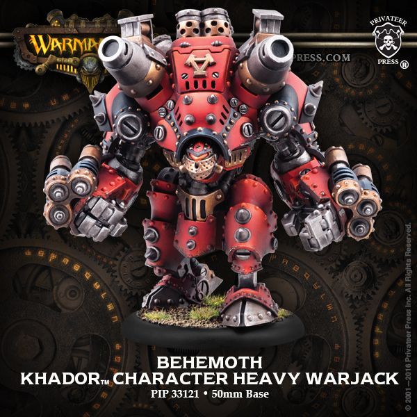 画像1: [Khador] - Behemoth Character Heavy Warjack (white metal & resin) BOX