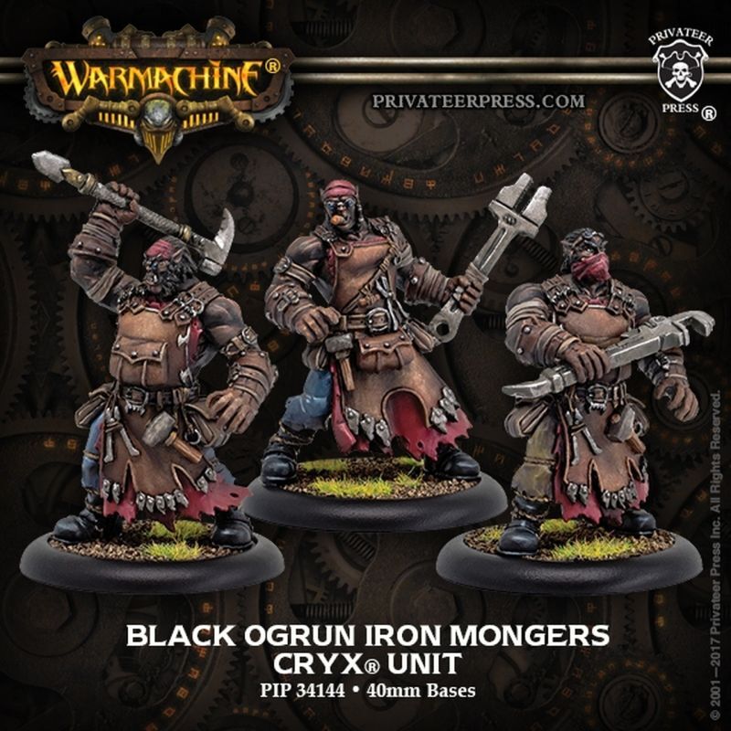 画像1: [Cryx] - Black Ogrun Iron Mongers Unit (resin/metal) 2018年3月23日発売