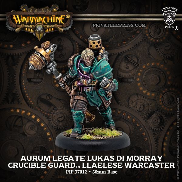 画像1: [Crucible Guard] - Crucible Aurum Legate Lukas di Morray Warcaster (metal/resin) 2018年10月