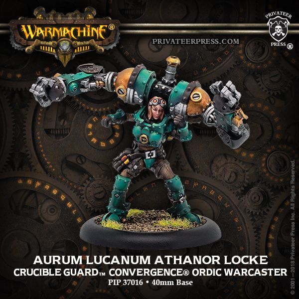 画像1: [Crucible Guard] - Aurum Lucanum Athanor Locke Warcaster (metal/resin) 2018年7月