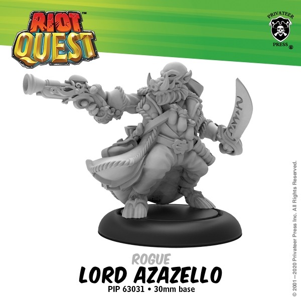 画像1: Riot Quest:  Fighter/Rogue- Lord Azazello (metal)