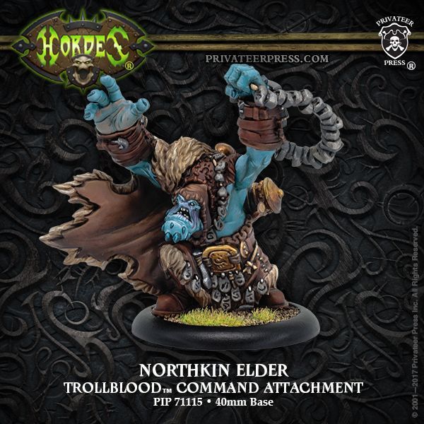 画像1: [Trollbloods] -  Northkin Elder Command Attachment (resin) 2017年11月発売