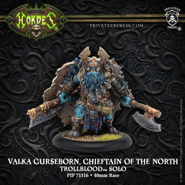 画像1: [Trollbloods] -  Valka Curseborn Solo (resin/metal)