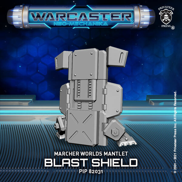 画像1: Warcaster: Blast Shield  Marcher Worlds Mantlet (resin)