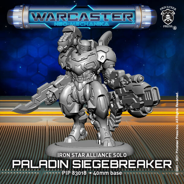 画像1: Warcaster: Paladin Siegebreaker  Iron Star Alliance Solo (resin/metal)