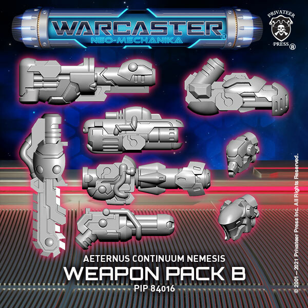 画像1: Warcaster: Nemesis B Weapon Pack  Aeternus Continuum Pack (metal)