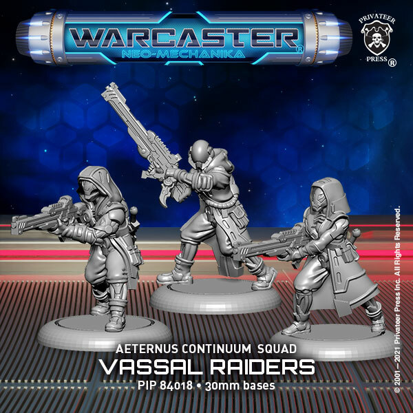 画像1: Warcaster: Vassal Raiders  Aeternus Continuum Squad (metal)
