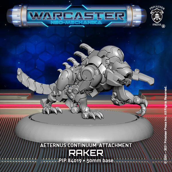 画像1: Warcaster: Raker  Aeternus Continuum Attachment (metal)