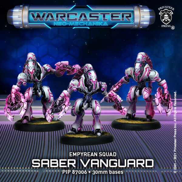 画像1: Warcaster: Saber Vanguard  Empyrean Squad (metal)