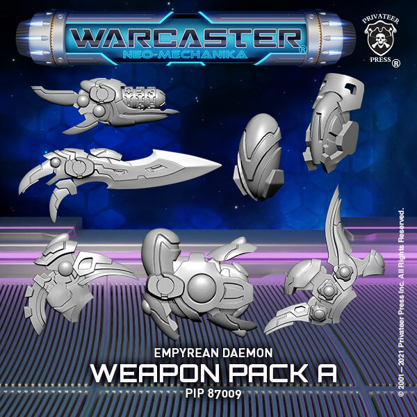 画像1: Warcaster: Daemon A Empyrean Weapon Pack (metal)
