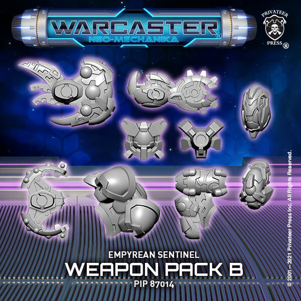 画像1: Warcaster: Sentinel B Weapon Pack  Empyrean Pack (metal)