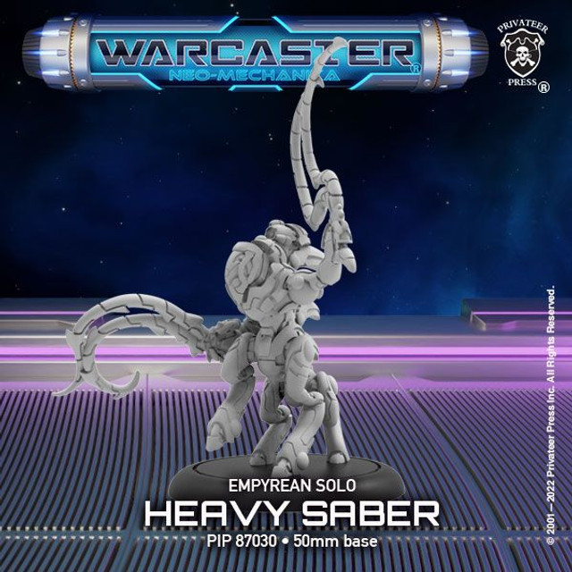 画像1: Warcaster Neo-Mechanika: Empyrean - Heavy Saber